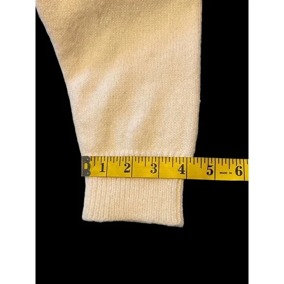 NWT Grace+Karma Love Yourself Knit Sweater Women's Cream 1X - Picture 10 of 11